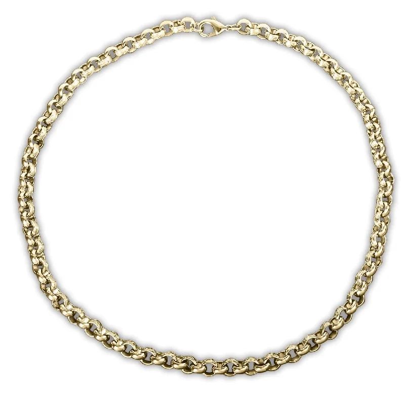 diamond choker necklace -Maxus Golden Steel Necklace