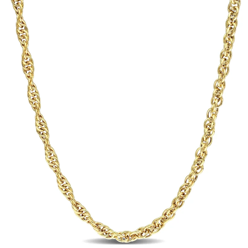 dainty bar necklace for women -Miadora 18kt Yellow Gold Plated Sterling Silver Unisex Singapore Necklace