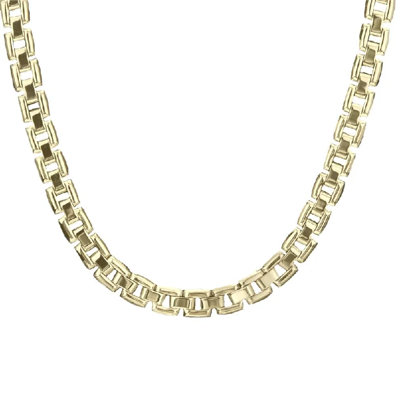 long gold necklace with pendant -Milano Necklace