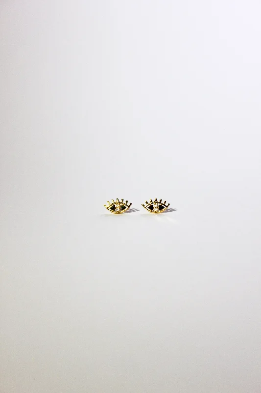 matching earrings and necklace set -EYE OF PROTECTION STUDS