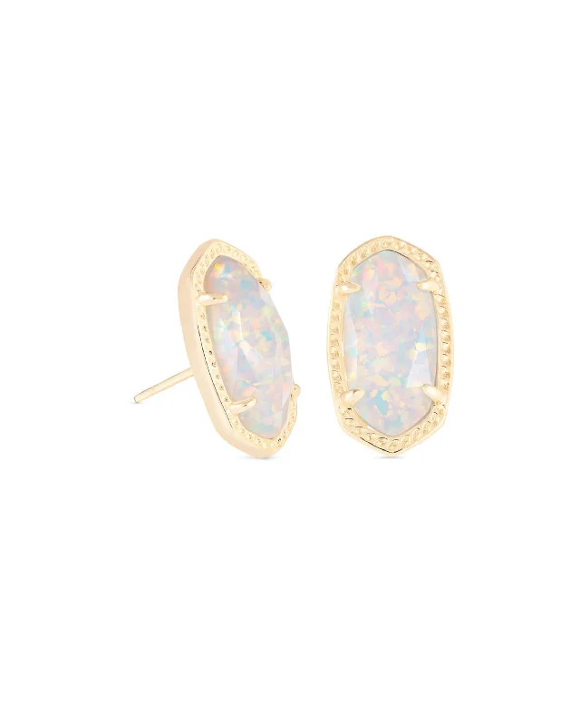 chic pearl drop earrings -Kendra Scott Ellie Stud Earring